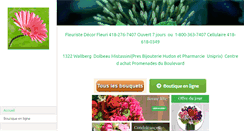 Desktop Screenshot of fleuristedolbeau.com